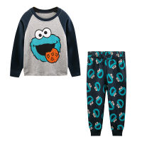 Jumping Meters New Elmo Cartoon Boys Girls Clothing Sets Autumn Spring Cartoon Childrens Clothes Hot Selling Kids 2 Pcs Suit