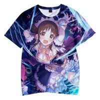 Anime Game T-Shirt Princess Connect Re Dive 3D Printed Streetwear Loli Girls Men Women Fashion T Shirt Oversize Tees Tops Unisex