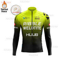 HUUB Long Sleeves Cycling Jersey  out Team Winter Thermal Fleece Bicycle Cycling Clothing Mens MTB Roupa Ciclismo Masculino