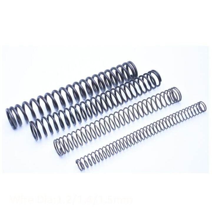 1-5pcs-black-y-type-spring-compression-pressure-springs-wire-dia-0-8-1mm-outer-dia-5-18mm-length-305mm-spine-supporters