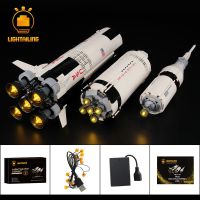 ชุดไฟไฟ Led ส่องสว่างสำหรับ21309ไอเดียชุดไฟบล็อคก่อสร้าง Apollo Saturn V