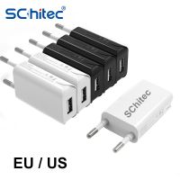 Schitec อะแดปเตอร์ชาร์จไฟชาร์จติดผนังสำหรับเดินทาง AC แบบคุณภาพสูงที่เสียบปลั๊กแบบยุโรปสหภาพยุโรปสำหรับสมาร์ทโฟนตั้งโต๊ะ