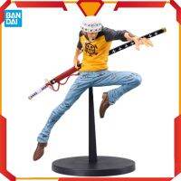 Bandai ภาพอนิเมะจัดกลุ่มทิวทัศน์ดั้งเดิมหนึ่งชิ้น Trafalgar D. การตกแต่งของขวัญวันเกิดโมเดลกฎหมายน้ำ