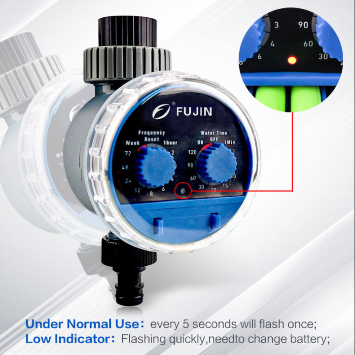 fujin-lcd-water-timer-ball-valve-บอลวาล์ว-หน้าจอ-lcd-บอลวาล์วธรรมดา-สวนกลางแจ้ง-ท่อน้ำ-ระบบรดน้ำอัตโนมัติ-สวน-เรือนกระจกสนามหญ้า