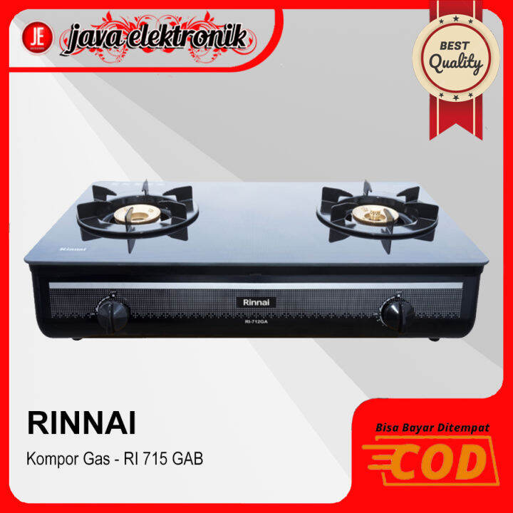 RINNAI Kompor KACA Gas 2 Tungku RI-712 GAB | Lazada Indonesia