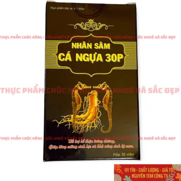 Sản phẩm nhân sâm cá ngựa 30P có tăng cường sinh lực nam không?
