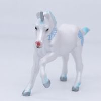 【SALE】 psychcorera1986 รวมพลพีวีซีสีฟ้ายูนิคอร์นม้ามหัศจรรย์รูปสัตว์ของเล่นพลาสติก #88854