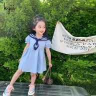 Kyiibaby Váy Mùa Hè Cho Bé Gái Mới Thời Trang Phong Cách Học Đường Mùa Hè thumbnail