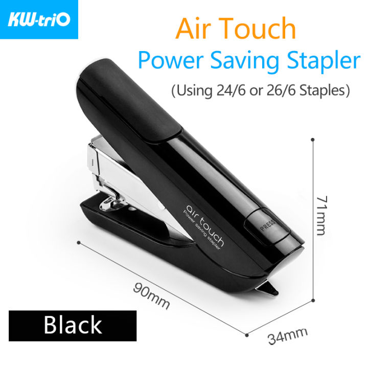 kw-trio-air-touch-power-saving-stapler-super-effort-saving-stapling-machine-binding-20-sheets-of-paper-school-office-supplies