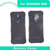 S98 DOOGEE ของแท้ใหม่ฝาหลังปิดโทรศัพท์เคสด้านล่างพร้อมอะไหล่ซ่อมสายรับสัญญาณลายนิ้วมือสำหรับ S98 Doogee