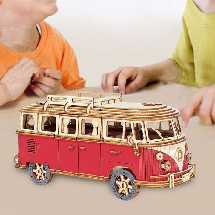 dolity-campervan-จิ๊กซอว์ตัวต่อเรียนรู้ปลูกฝังของเล่นเด็กสำหรับ1-2-3ปี