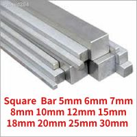 304 Stainless Steel Square Rod Bar 5mm 6mm 7mm 8mm 10mm 12mm 15mm 18mm 20mm 25mm 30mm MODEL MAKERS 300mm Square Bar