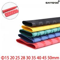 1/3/5Pcs Non Slip Heat Shrink Tube Fishing Rod Wrap 15 18 20 22 25 28 30 35 40 45 50mm Handle Insulated Protect Waterproof Cover