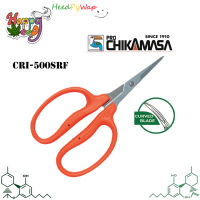 กรรไกร กรรไกรทริม Chikamasa Scissors Cri-550SRF – Straight FLUORINE Coating Hand made by made in Japan กรรไกรทริมช่อ กรรไกรตัดดอกไม้ กรรไกรทริมดอกไม้ cri550srf ปลายโค้ง