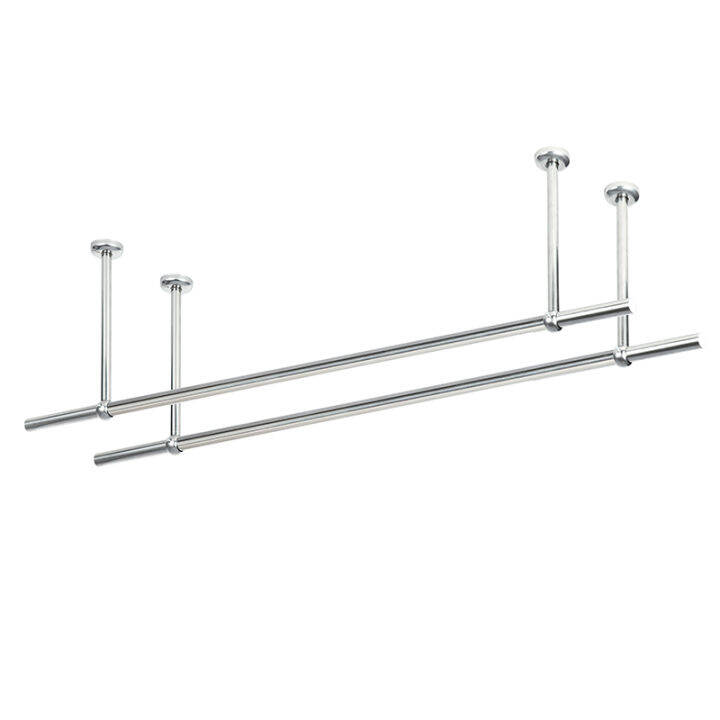 Stainless Steel Clothes Drying Rail Balcony Fixed Hanging Top Clothes ...