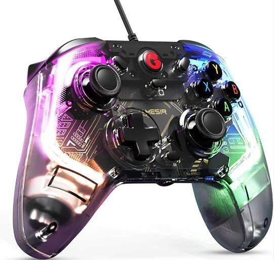 gamesir-t4-kaleid-transparent-pc-controller-wired-gaming-controller-for-pc-switch-android-tv-box