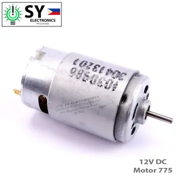 Buy DC Motor 18000RPM Motor 12V for Electronics project Online in