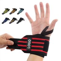 Weight lifting wristband gym wrist support straps wraps sport safety fitness