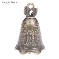 Longjia Tools ระฆังโบราณจีนมินิประติมากรรมอธิษฐานเจ้าแม่กวนใจระฆัง Shui Feng Bell