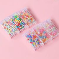 10gLot Multicolor Acrylic Loose Beads for Diy Handmade Hair Ornaments Earrings celets Necklaces Jewelry Making Findings Accessories