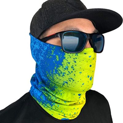 【CC】 Men and UPF 50  Fishing Face Cover Windproof Protection Anti-UV Scarf Outdoor Neck Gaiter Breathable