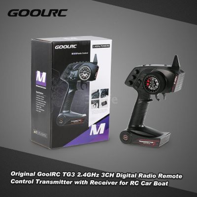 3elife GoolRC TG3 2.4GHz 3CH Digital Radio Remote Control Transmitter with Receiver for RC Car Boat