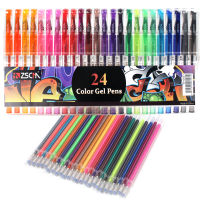 ZSCM 160 Pack Gel Pens Set Art Supplies Adult Coloring Books Include 88 Glitter Neon Metallic Marker 72 Fine Tip Fineliner Pens