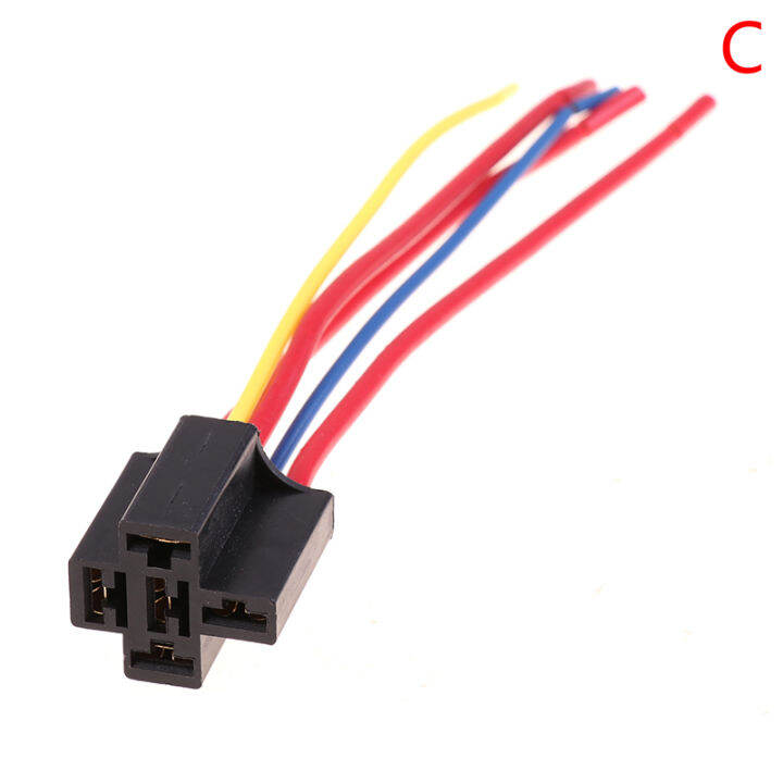 Veli Shy Ceramic Car relay holder 5 pins Auto relay socket 5 pin relay connector plug Lazada