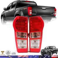 ไฟท้าย LED รุ่น อีซูซุ ดีแม็กซ์ ISUZU D-MAX DMAX ปี 2012 - 2018 สีแดง 1 คู่ ซ้าย + ขวา รวมชุดหลอดไฟ และสายไฟ