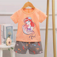 Summer Pyjamas Set For Girls Newest Sleeping clothes Kids Unicorn Short Sleeve Cotton Sleepwear Children Underwear Junior Pajama