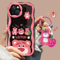 เคสศัพท์ลายการ์ตูนน่ารักหมีสตรอเบอรี่ for 11121314Promax เคสนิ่มกันกระแทก