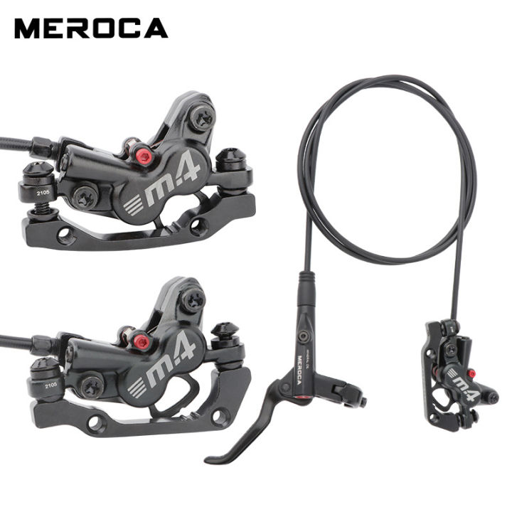 meroca-mtb-basikal-brek-4ลูกสูบ-hidraulik-cakera-brek-basikal-minyak-tekanan-caliper-pengapit-brek-8001400mm-brek-e4-zee-m420