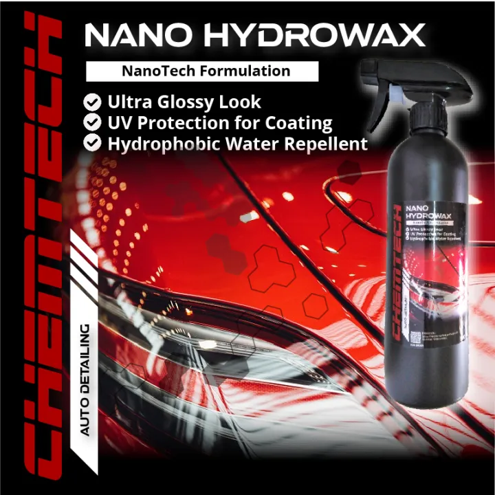 CHEMTECH Nano HydroWax Hydrophobic, Water Repellent, Glossy Shine and