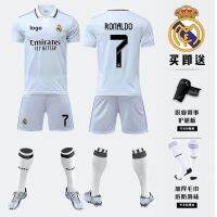 2223real Madrid Home Soccer Suit set Customization7No.crobben wouramos JERSEY Children Racing suit.