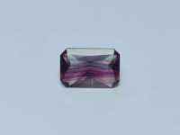 หินเรนโบว์ ฟลูออไรต์ (Rainbow Fluorite Slice With Natural Edge) ทรงสี่เหลี่ยม  น้ำหนัก 3.72 ct ขนาด 7.5x11.4 mm พลอยแท้ 100% เนื้อดี ราคาถูก