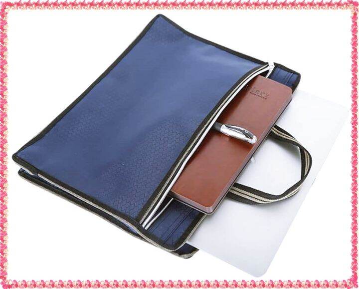 Business Portfolio Padfolio Laptop Briefcase Document Receipt Note