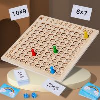 Montessori Multiplication Wooden Board Game Kids Learning Educational Toys 99 Multiplication Table Math Addition Children Toy