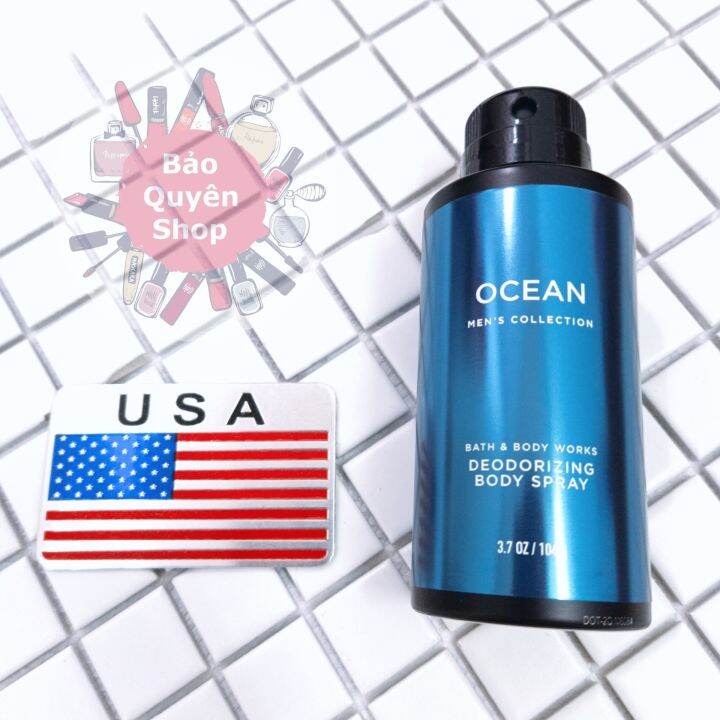Xịt toàn thân nam Bath & Body Works Ocean Men's Collection Body Spray 104g Lazada.vn