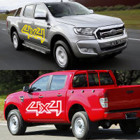 4X4ไวนิลฟิล์ม D Ecals ด้านข้างสติกเกอร์รถสำหรับ VW Amarok ฟอร์ดเรนเจอร์โตโยต้าไฮลักซ์ Hiace อีซูซุ D-MAX นิสสันนาวาร่ารถ Accessory888