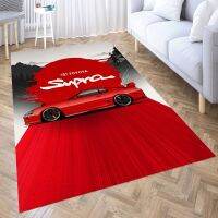 Toyota Supra 3D Printing Room Bedroom Anti-Slip Plush Floor Mats Home Fashion Carpet Rugs New Dropshipping