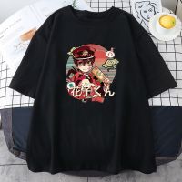 Hanako Kun Anime Cotton T-Shirt Summer Short Sleeve O Neck Streetwear Tshirts Overisze Tshirt Cartoon Harajuku Clothing 【Size S-4XL-5XL-6XL】