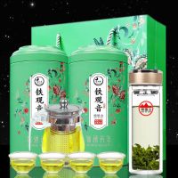 ชา Tieguanyin ชาน้ำหอมกลิ่นกล้วยไม้ Tieguanyin กลิ่นชาอัลไพน์ชาอูหลงกล่องของขวัญกระป๋องสวยงาม