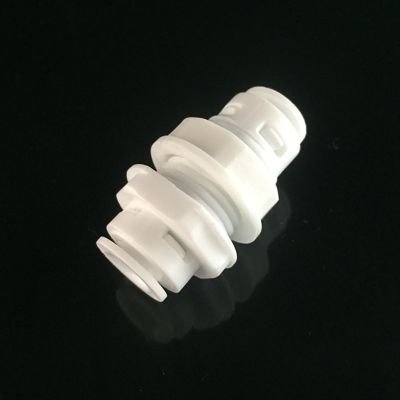 Free shipping 10PCS 6.35mm Pipe fitting bulkhead straight quick connect fitting Water purification equipment Pipe Fittings Accessories
