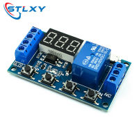 DC 5V 12V 24V ไฟ LED ดิจิตอลรีเลย์หน่วงเวลา Trigger CYCLE TIMER DELAY SWITCH Circuit Board เกมส์จับเวลาโมดูลควบคุม DIY-Jiieu