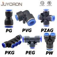 Pneumatic Fitting PG PZAG PW PKG PVG PEG Pneumatic Air Tube Connector 4mm 6mm 8mm 10mm 12mm Plastic Hose Quick Coupling