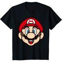 2023 NEWNintendo Super Mario Biqi Cool Overlord Yoshi Cooper พิมพ์ผู้ชายผ้าฝ้ายรอบคอสั้นเสื้อยืดเด็กชายหญิงเสื้อ