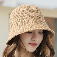 Topi Bucket สำหรับการออกนอกบ้านในฤดูใบไม้ผลิและฤดูร้อนของผู้หญิงการป้องกันแสงแดดสำหรับฉบับภาษาเกาหลีหมวกบังแดดแฟชั่นสำหรับผู้หญิงขนาดเล็กและอเนกประสงค์หมวกชาวประมงสำหรับผู้หญิง Mskc