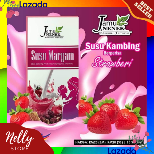 JAMU NENEK SUSU MARYAM STRAWBERRY ORIGINAL 100% | Lazada