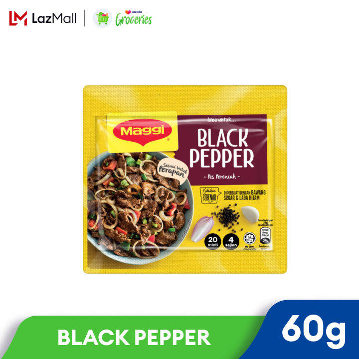 MAGGI Black Pepper 60g Lazada