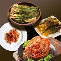 ?Import Item? 김치 กิมจิหลากชนิด (นำเข้าจากเกาหลี 100%) Traditional Korean Kimchi 500gกิมจิใบกระเทียม